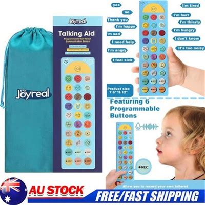 AAC Communication Device For Autism, Speech Therapy & Stroke Rehab Talking Build