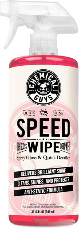Chemical Guys Speed Wipe Quick Detailer, Safe For Cars, Trucks, Suvs, Motorcycles, Rvs & More, Extra Large 32 Fl Oz, Cherry Scent
