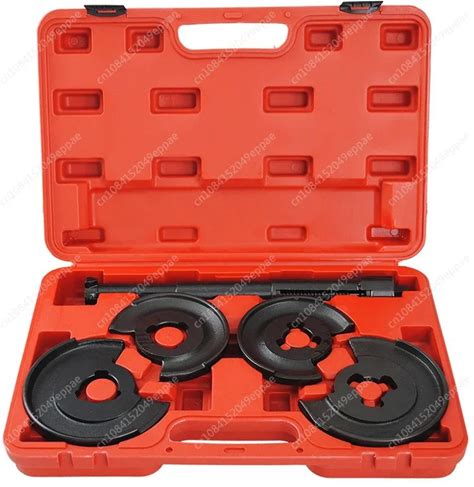 For Mercedes Benz 5Pc Coil Spring Compressor Telescopic Repair Tool Kit Strut Tool W123 W124 W202