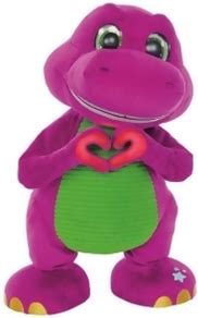 Fisher-Price Unisex Mtthtg60 Barney & Friends Barney Feature Plush Toys - All
