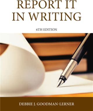 Report It In Writing 6th Edition 6th Edition - Pdf/Epub Version Downloadable