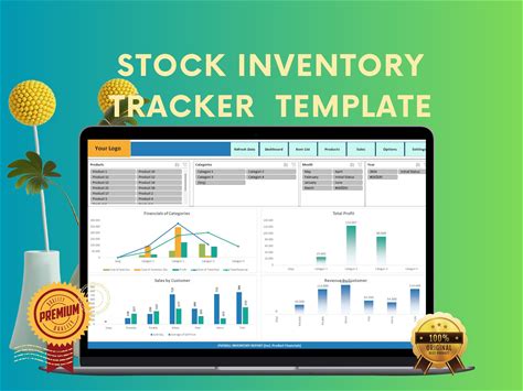 Editable Stock Inventory Tracker: Excel Template (Instant Download)