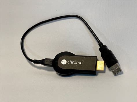 Google Chromecast 1st Generation Model H2G2-42. Google. Black. Media Streamers. 0811571015238.