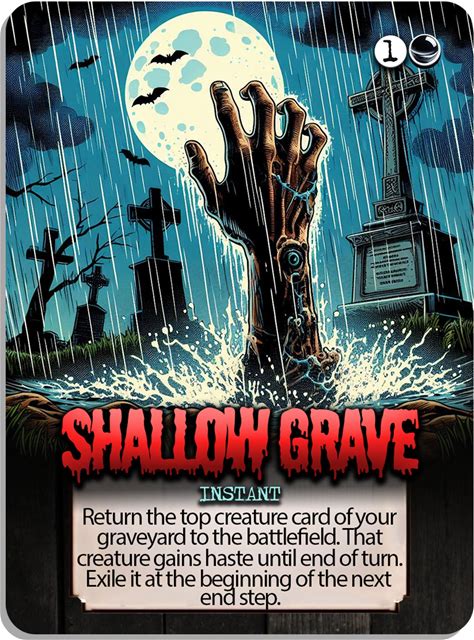 Shallow Grave Custom Proxy MTG Proxies