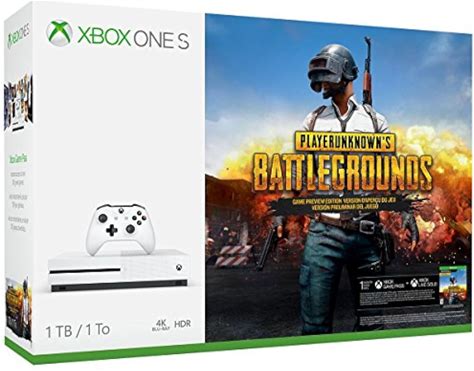 Xbox One S 1TB Console Player Unknown's Battlegrounds Bundle Pubg Video Game
