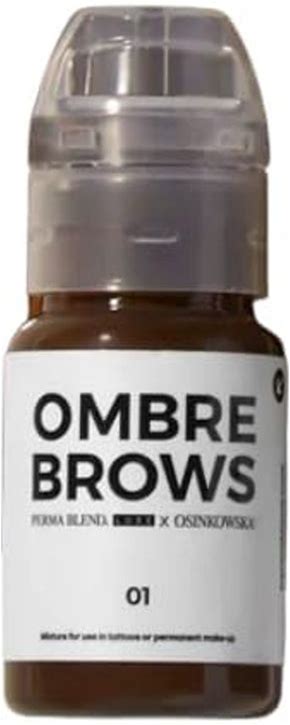 Perma Blend Pigments Luxe Ombre Brows Professional Permanent Makeup (01) 15Ml,1/2Oz
