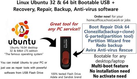 Linux Ubuntu 16.04 Desktop 32 & 64Bit Installation + Backup Recovery Repair P..