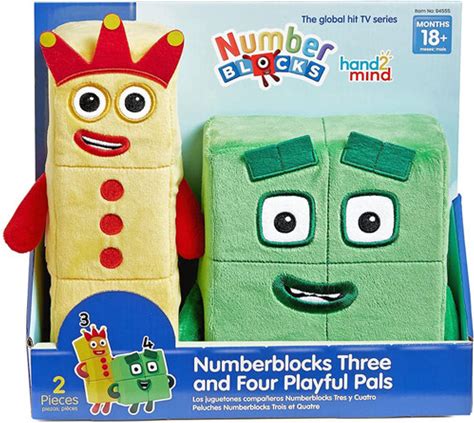Number Blocks Numberblocks Three & Four Playful Pals