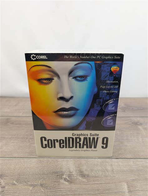 Coreldraw 9 NEW SEALED Corel Graphics Suite PC Software CD Rom VTG