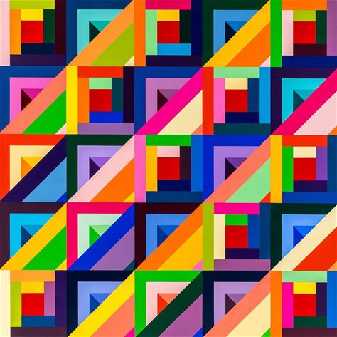 Springbok Different Angles 500 Piece Jigsaw Puzzle For Adults - Colorful Geometric Art - Unique Cut Pieces - Made In USA