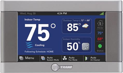Trane XL824 Wi-Fi Programmable Thermostat With Nexia Home Intelligence For Smart Comfort Control Touch Screen No Retun/No Refund - Factory Warranty