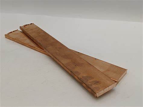 2Pc 15-5/16X2x.4" Copper Solid Bar Plate Stock Scrap Metal Material