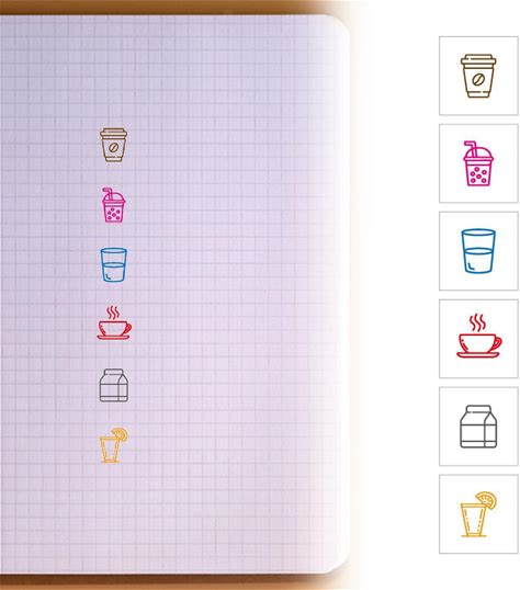 Cartoon Stamps Self Inking Stamps Art Crafts DIY Accessories For Journals Card