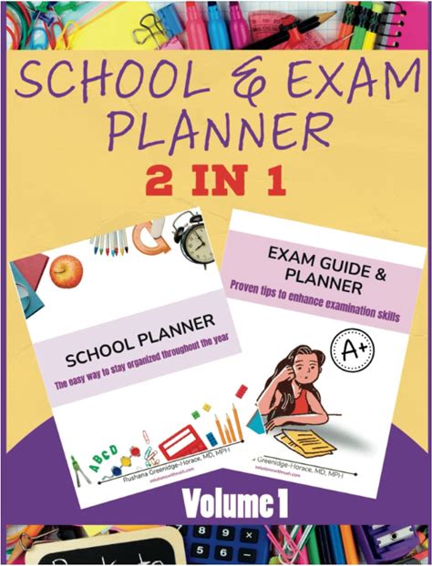 School & Exam Planner: Academic Guide With Tips & Prompts For Students