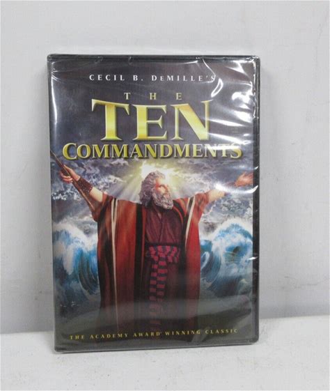 New The Ten Commandments Movie Dvd Charlton Heston 10 Bible 1956 Classic B8s3