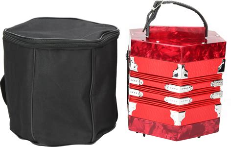 Portable Concertina Accordion Concertina Instrument With Carrying Bag For Adults