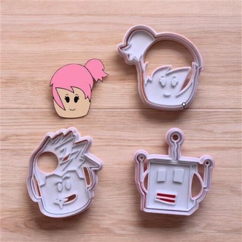 Roblox Cookie Cutters Set Of 3 Cookie Cutters