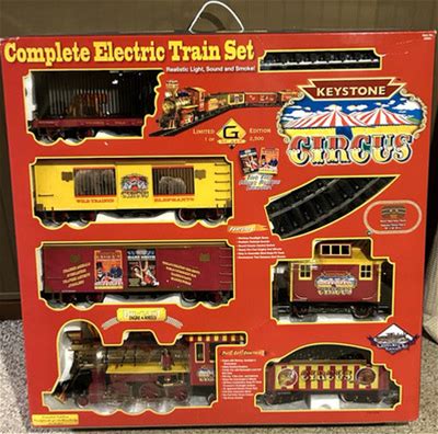 G Scale Keystone Circus Electric Train Set Limited 1 Of 2,500 New Sealed