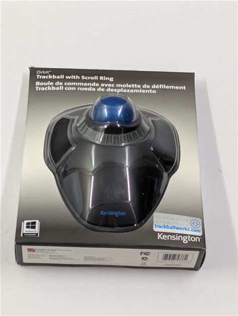 Orbit Trackball With Scroll Ring Kensington Windows 10. Kensington. Black. Mice, Trackballs & Touchpads.