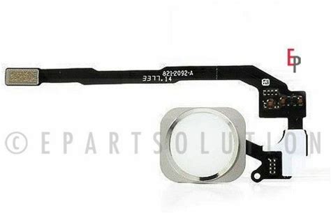 iPhone 5S Home Button iPhone SE Home Button Key Flex Cable Replacement Part. Apple. White. Cell Phone & Smartphone Parts. White 100-139-210 .