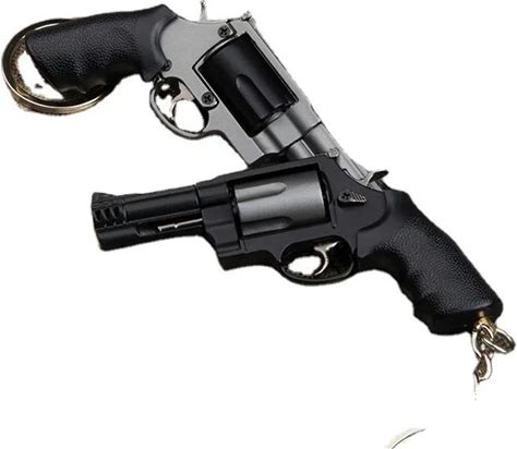 2025 New Twinwise Mini 8cm Colt Python Model Customization Gun Keychain Zinc Alloy Metal Toy Gun Revolver Metal Gun Keychain