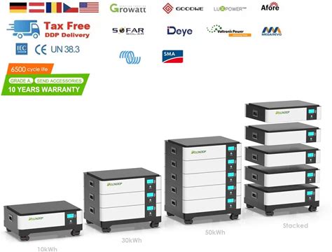 Solar Energy Storage System 51.2V 10Kwh 20Kwh 30Kwh 50Kwh Lithium Batteries Pack For Home Storage