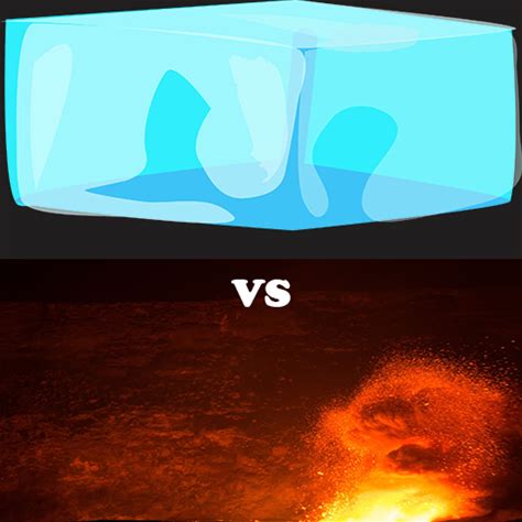 Lava Vs Ice