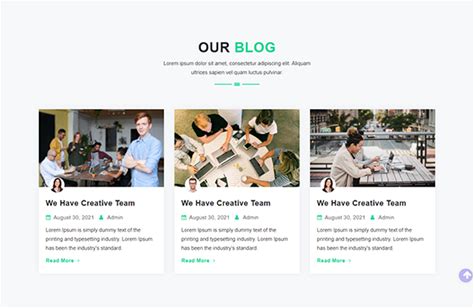Blog Website HTML Template