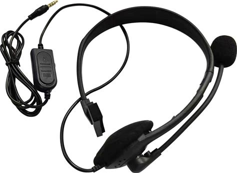 OSTENT Wired Headset Headphone Earphone Microphone For Sony Playstation 4 PS4 Game