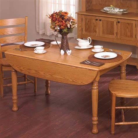 Wood Magazine Woodworking Project Paper Plan To Build Drop-Leaf Table By Woodcraft