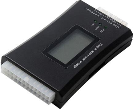 Atx Power Supply Tester For Computer Host Power Voltage Testing LCD Display Chassis Voltage Checker Easy To Read