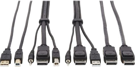 Tripp Lite P783-006-DPU 3-In-1 Displayport, USB, And 3.5mm Audio KVM Cable Kit