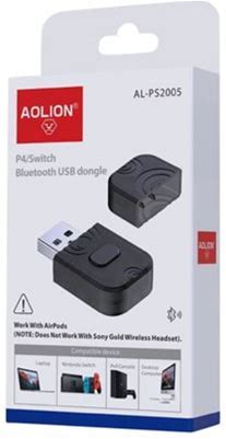 Wireless USB Adapter/ Dongle Bluetooth Receiver For PS4 Gaming Headsets Handle Adapter Bluetooth Receiver Transmitter