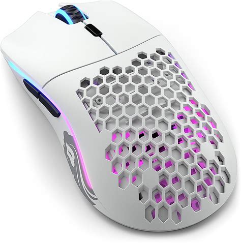Glorious Model O Minus Wireless Gaming Mouse, RGB Gaming Mouse (Matte White)