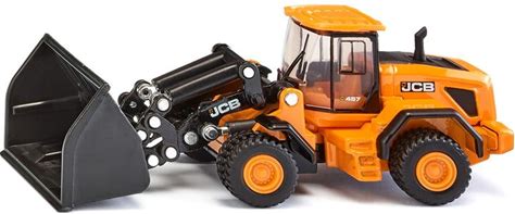 Siku 1789, Jcb 457 Wls Wheel Loader, Toy Model, 1:87, Metal/Plastic, Yellow/Black, Articulated Joint, Movable Bucket