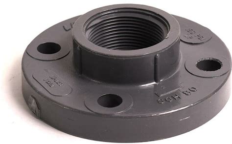 LEFITPA Replacement 1/2 Inch Threaded PVC Floor Flange SCH 80 For Thrifco Plumbing 8216410