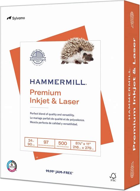 Premium Printer Paper Inkjet Laser Bright White Letter Size