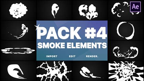 Smoke Elements | After Effects By Flashfxbox | Creative Market