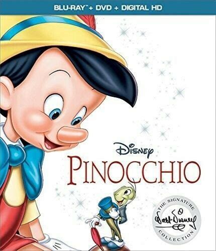 Pinocchio 1940 (Blu-Ray, Dvd & Digital Hd) Walt Disney Signature