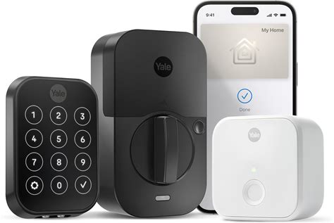 Yale Assure Lock 2 Plus Apple Home Keys, Black Suede Keyless Entry Door Lock With Wi-Fi Connected Touchscreen Keypad For Code Entry, YRD450-N-CB1-BSP