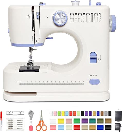 Sewing Machine For Beginners With 42 Pcs Sewing Threads Kit,Portable Sewing Machine With