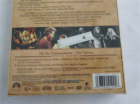 The Ten Commandments: 50th Anniversary Coll. (Dvd 2006, 3-Disc Set)