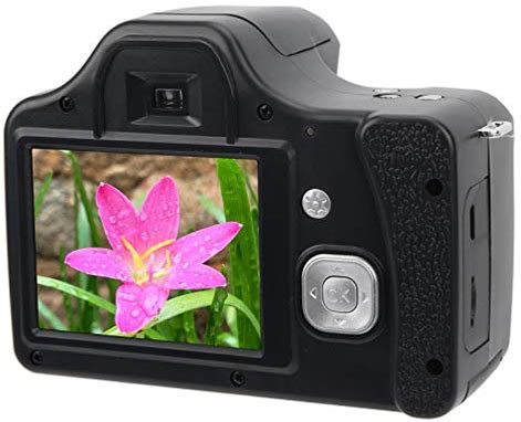 SLR Digital Camera, F2.9 F 4.1mm CMOS Digital Camera With 18X Digital Zoom, 3" LCD, 20-30cm Telephoto, Support Auto/Night/Portrait, With Mic (Standar