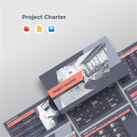 Project Charter | Project Management & Initiation Presentation Template | PPT Powerpoint, Google Slides, Keynote