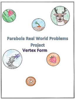 At Home Math Activity Parabola Project Graphing Quadratics Algebra 2 Vertex Form