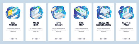 Isometric Computer Icons Mobile App By Sky Pics Studio | Creative Market