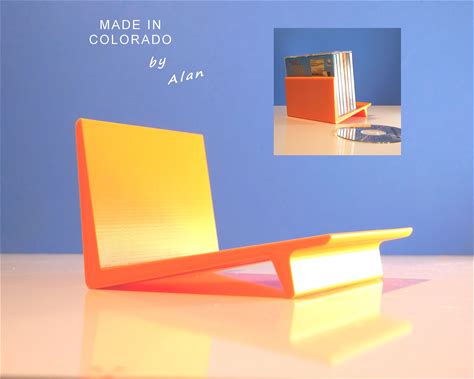 CD Storage Rack Holds 12 Compact Disks | Simple Modern Tabletop CD Holder And Organizer | Small Minimalist Design | Made In USA