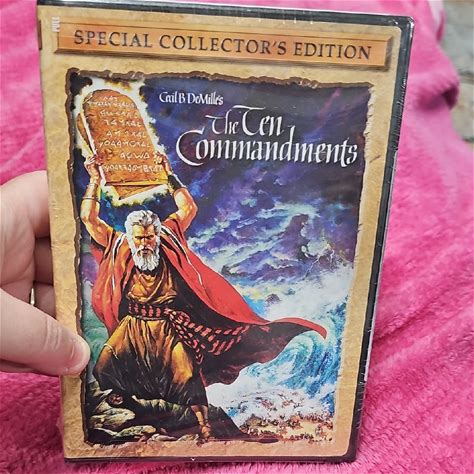 Un Branded Media | The Ten Commandments Special Collector's Edition Dvd | Color: Blue/Red | Size: Os