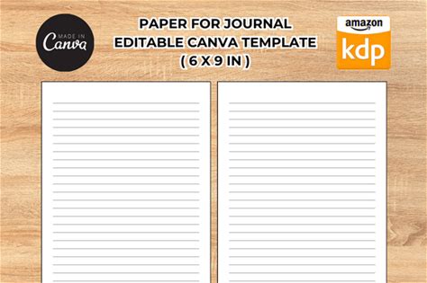 KDP Template For Journals