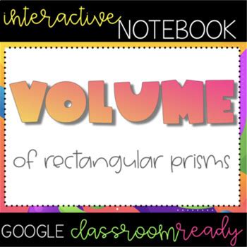 Volume. Lessons And Fun Practice Activities